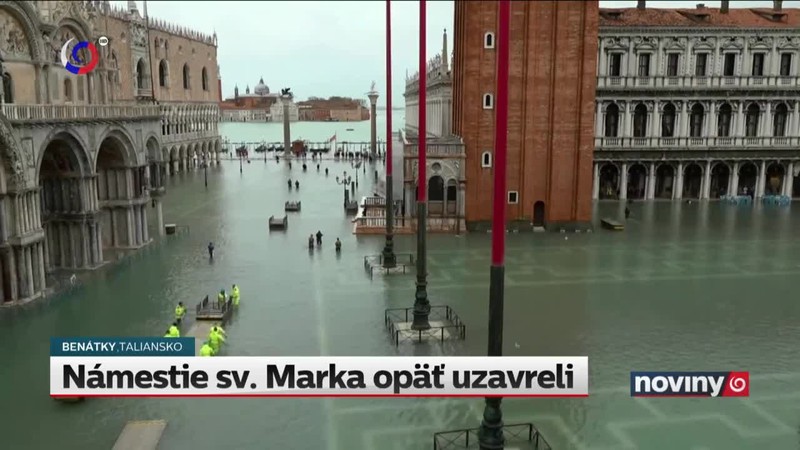 Námestie sv. Marka opäť uzavreli