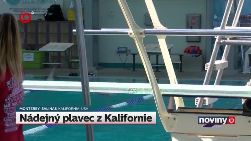 Nádejný plavec z Kalifornie