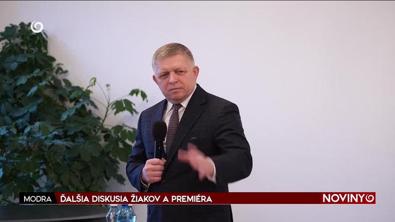 ĎALŠIA DISKUSIA ŽIAKOV A PREMIÉRA
