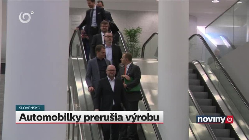 Automobilky prerušia výrobu