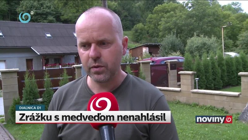 Zrážku s medveďom nenahlásil