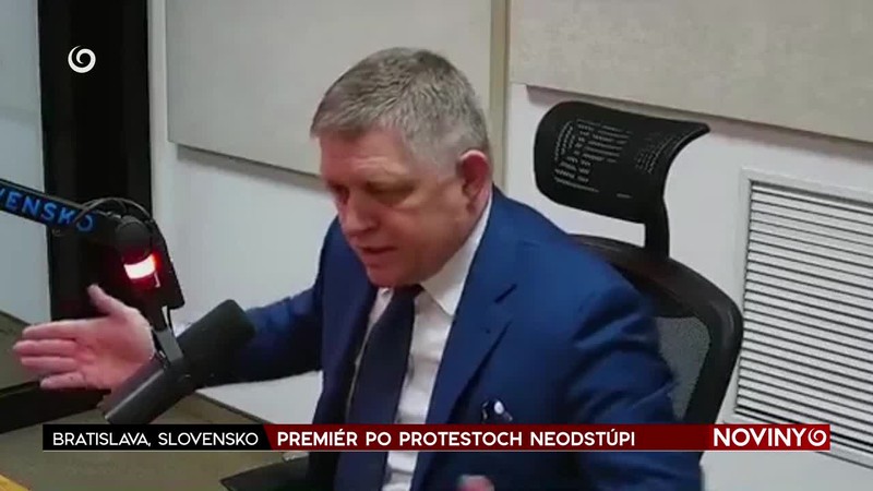 PREMIÉR PO PROTESTOCH NEODSTÚPI