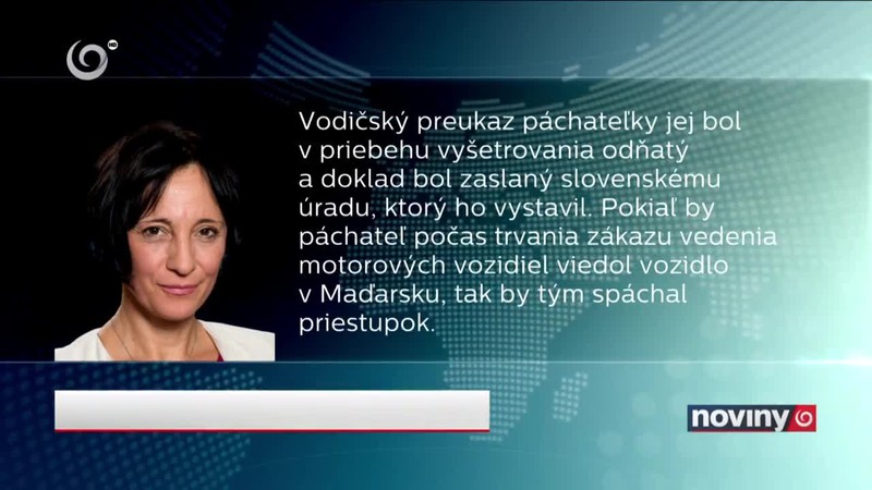 Zákaz šoférovať má len v Maďarsku