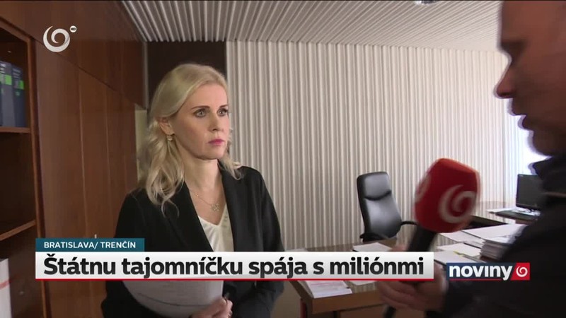 Štátnu tajomníčku spája s miliónmi