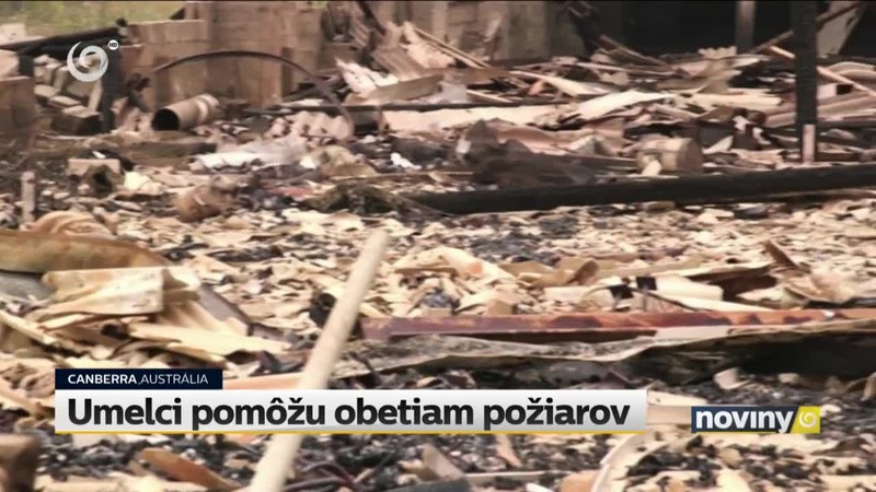 Umelci pomôžu obetiam požiarov