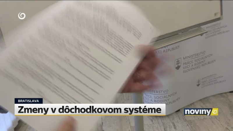Zmeny v dôchodkovom systéme