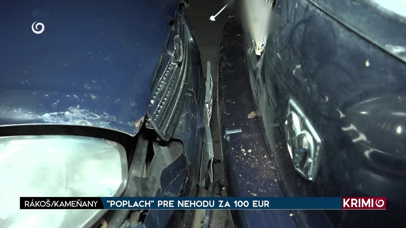 "POPLACH" PRE NEHODU ZA 100 EUR