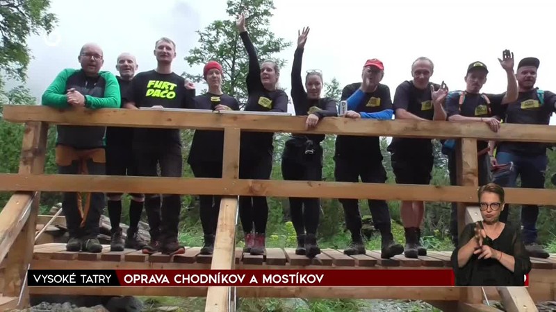 OPRAVA CHODNÍKOV A MOSTÍKOV