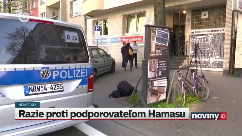 Razie proti podporovateľom Hamasu