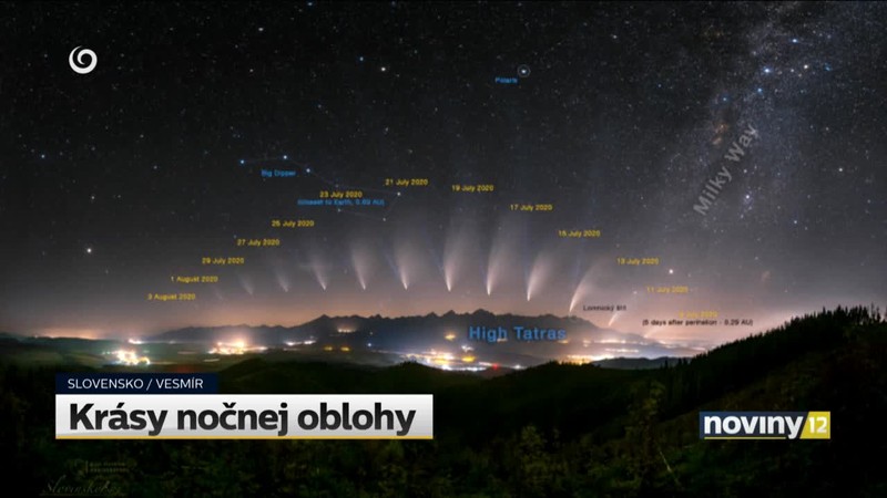 Krásy nočnej oblohy