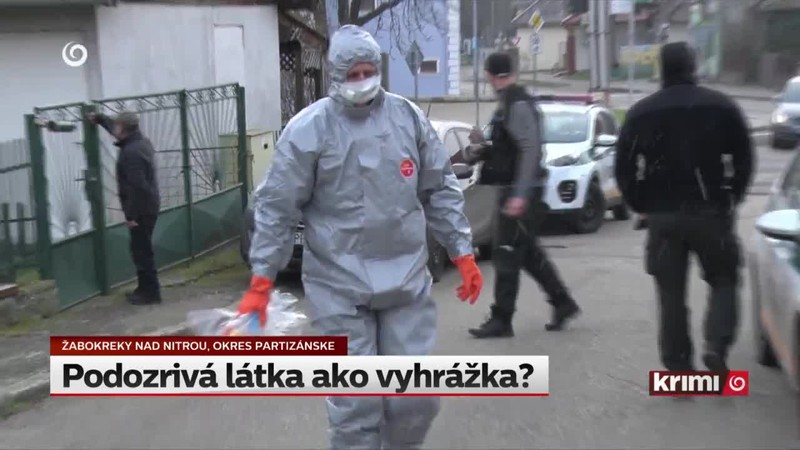 Podozrivá látka ako vyhrážka?