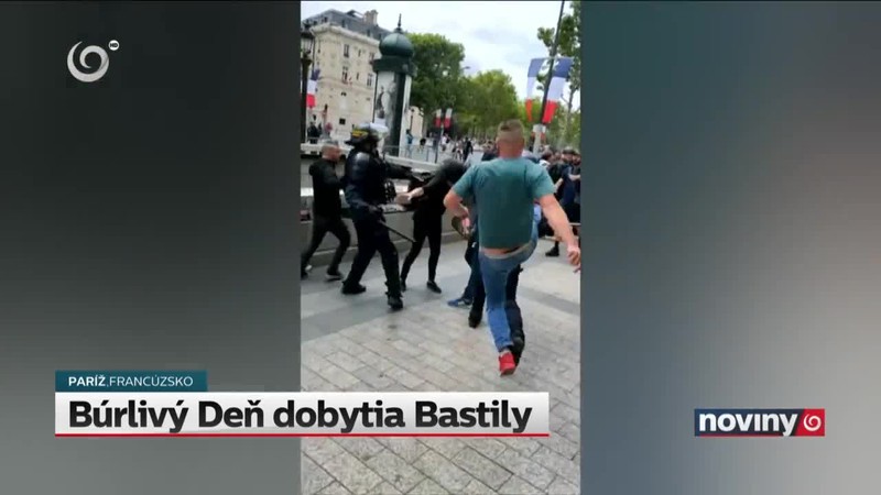Búrlivý Deň dobytia Bastily