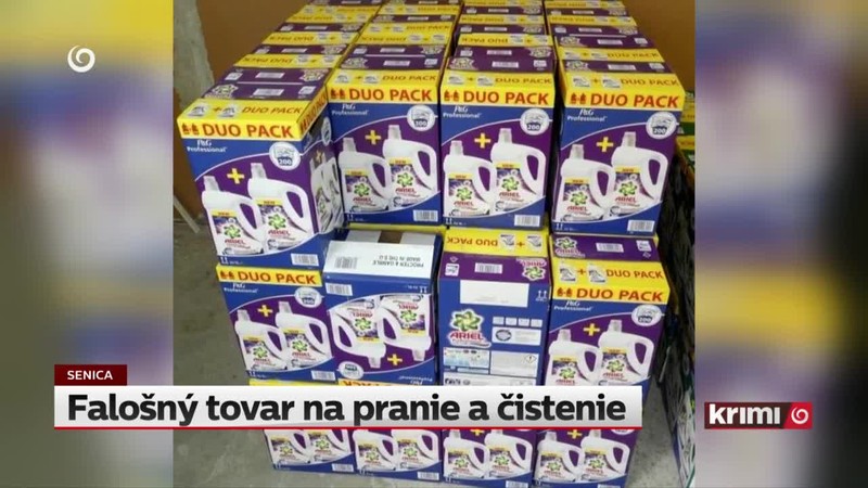Falošný tovar na pranie a čistenie