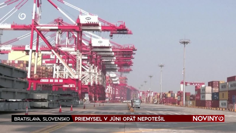PRIEMYSEL V JÚNI OPÄŤ NEPOTEŠIL