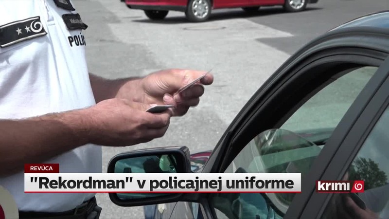 "Rekordman" v policajnej uniforme