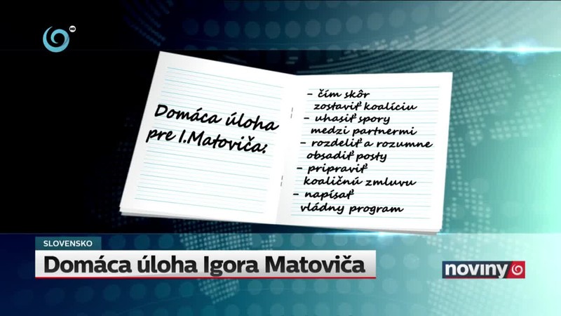 Domáca úloha Igora Matoviča