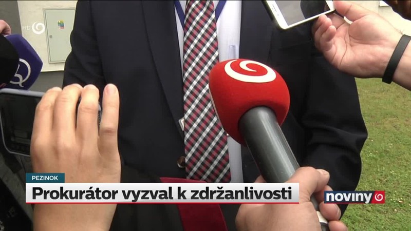 Prokurátor vyzval k zdržanlivosti