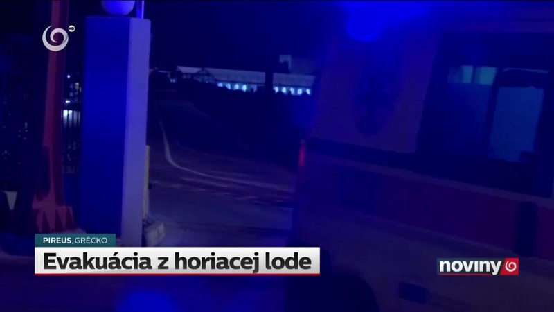 Evakuácia z horiacej lode