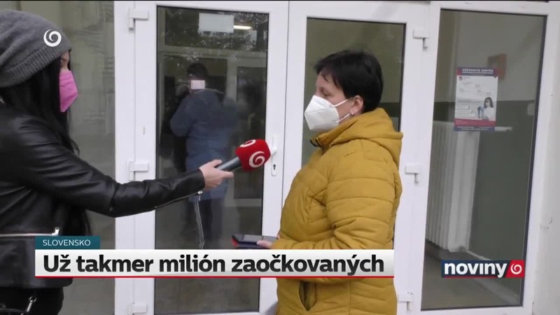 Už takmer milión zaočkovaných