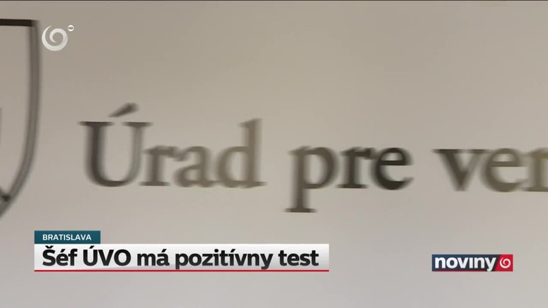 Šéf ÚVO má pozitívny test