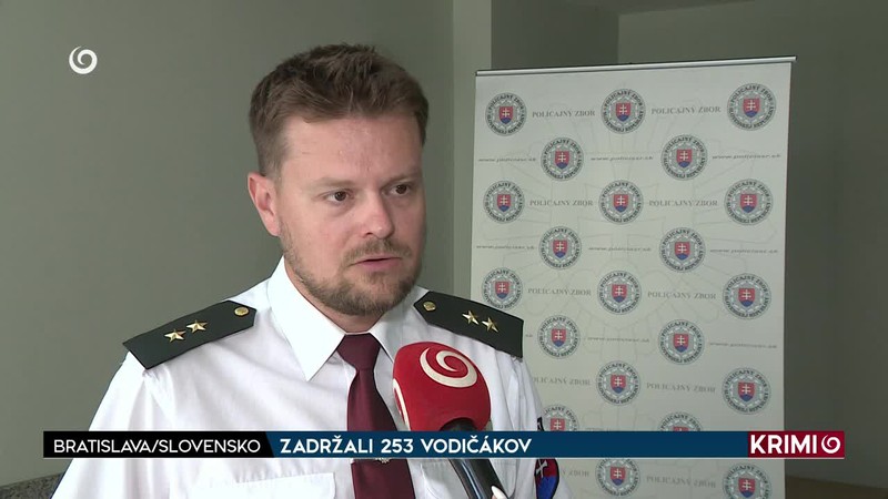 ZADRŽALI 253 VODIČÁKOV