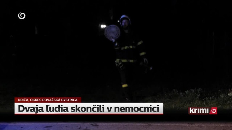 Dvaja ľudia skončili v nemocnici
