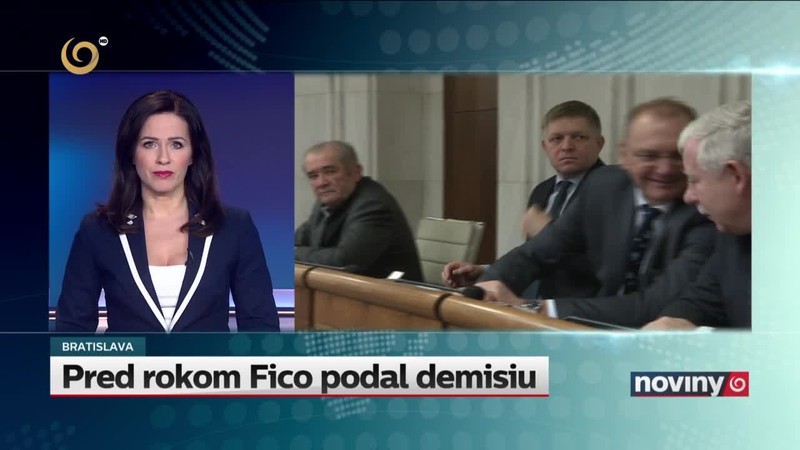Pred rokom Fico podal demisiu