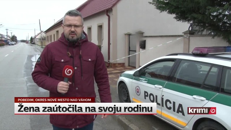 Žena zaútočila na svoju rodinu