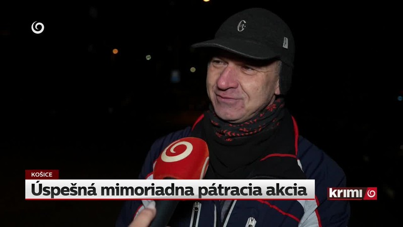 Úspešná mimoriadna pátracia akcia