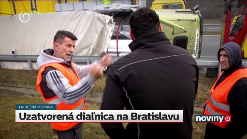 Uzatvorená diaľnica na Bratislavu
