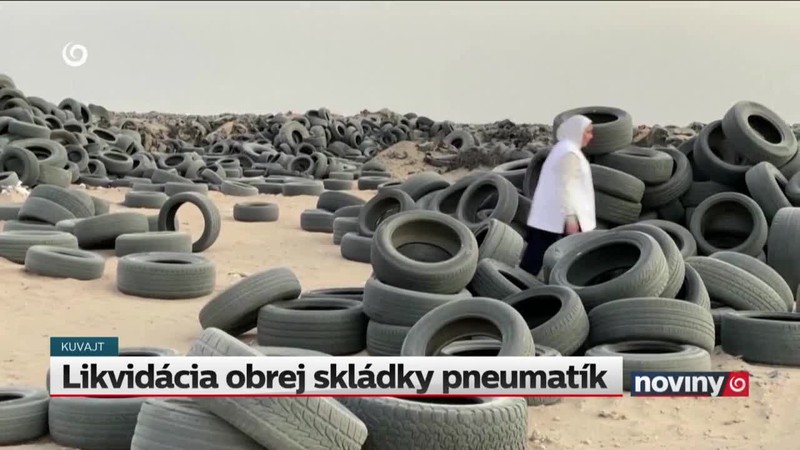 Likvidácia obrej skládky pneumatík
