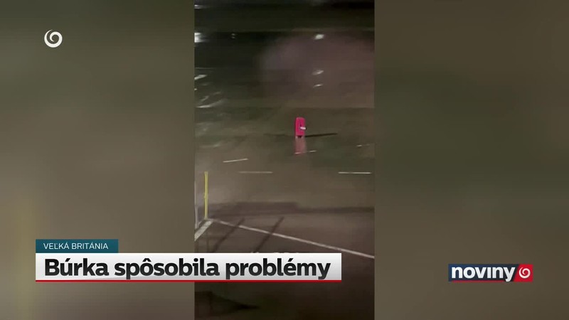 Búrka spôsobila problémy