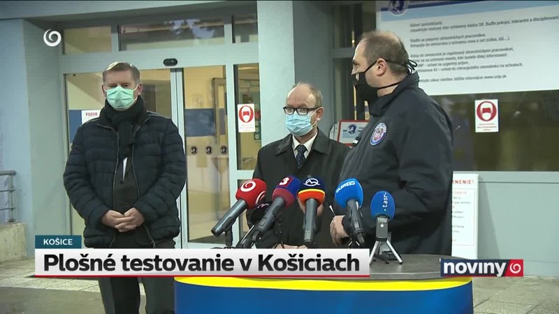 Plošné testovanie v Košiciach