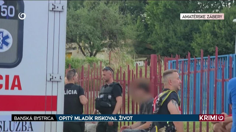 OPITÝ MLADÍK RISKOVAL ŽIVOT