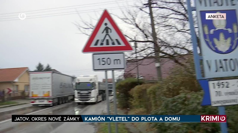 KAMIÓN "VLETEL" DO PLOTA A DOMU