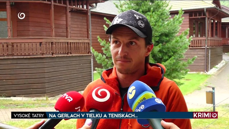 NA GERLACH V TIELKU A TENISKÁCH...
