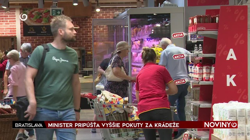 MINISTER PRIPÚŠŤA VYŠŠIE POKUTY ZA KRÁDEŽE