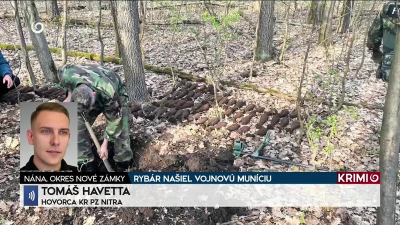 RYBÁR NAŠIEL VOJNOVÚ MUNÍCIU