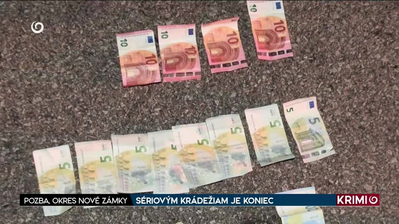 SÉRIOVÝM KRÁDEŽIAM JE KONIEC