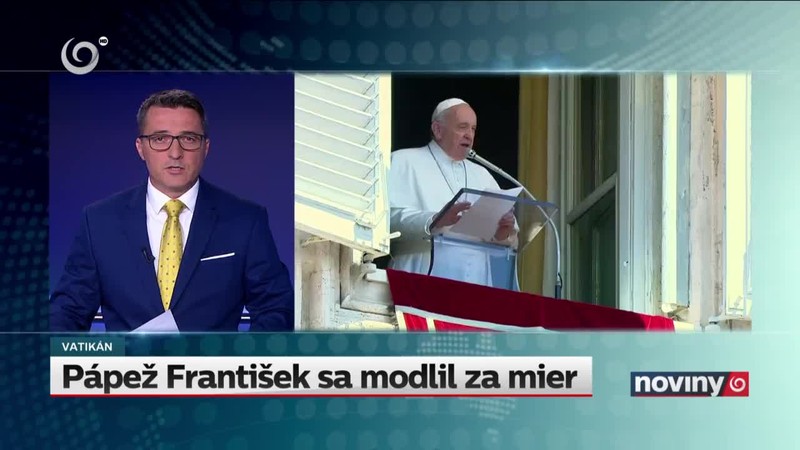 Pápež František sa modlil za mier