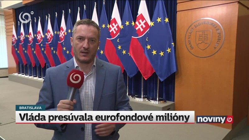 Vláda presúvala eurofondové milióny