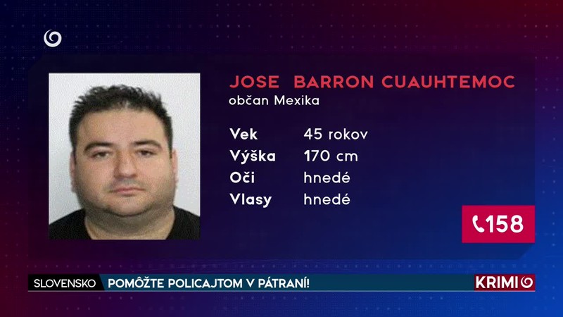 POMÔŽTE POLICAJTOM V PÁTRANÍ!