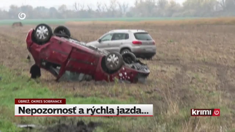 Nepozornosť a rýchla jazda...