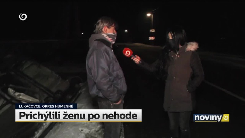 Prichýlili ženu po nehode
