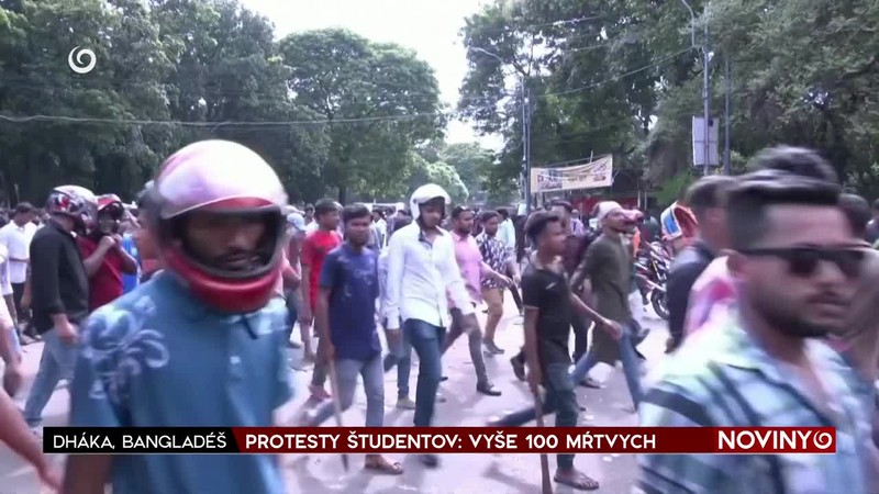 PROTESTY ŠTUDENTOV: VYŠE 100 MŔTVYCH