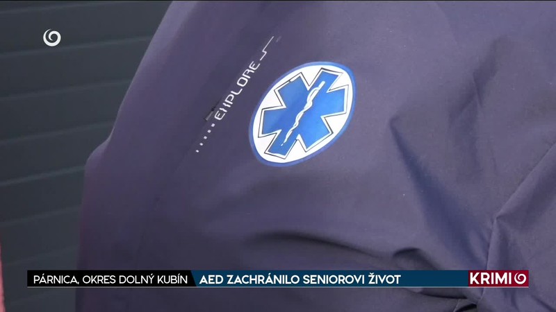 AED ZACHRÁNILO SENIOROVI ŽIVOT