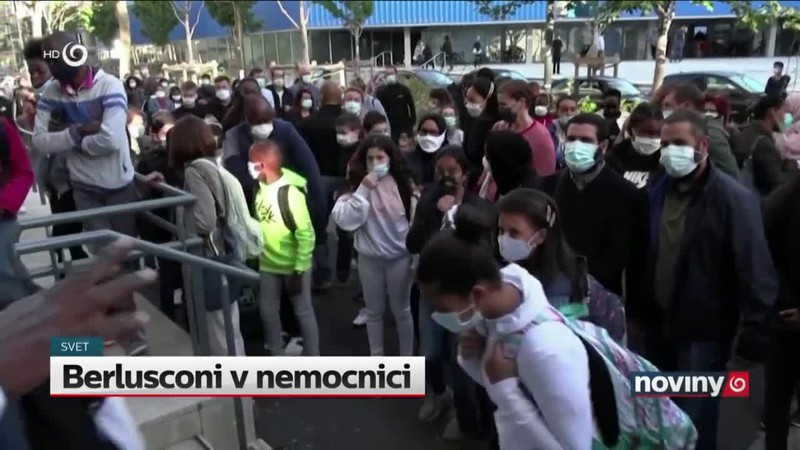 Berlusconi v nemocnici