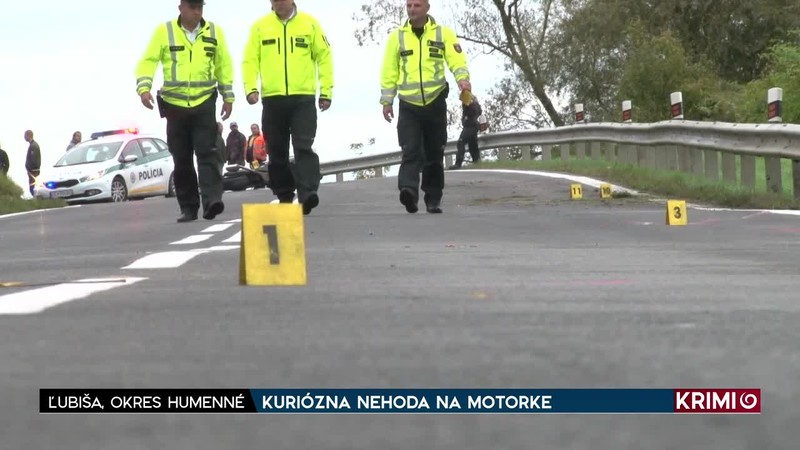 KURIÓZNA NEHODA NA MOTORKE