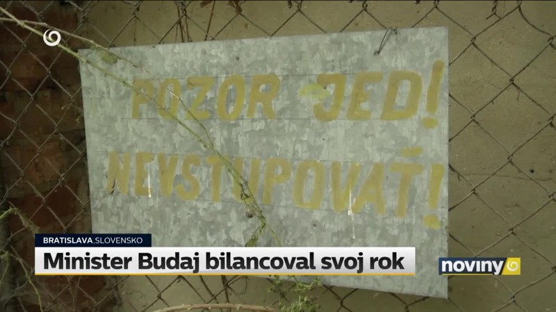 Minister Budaj bilancoval svoj rok