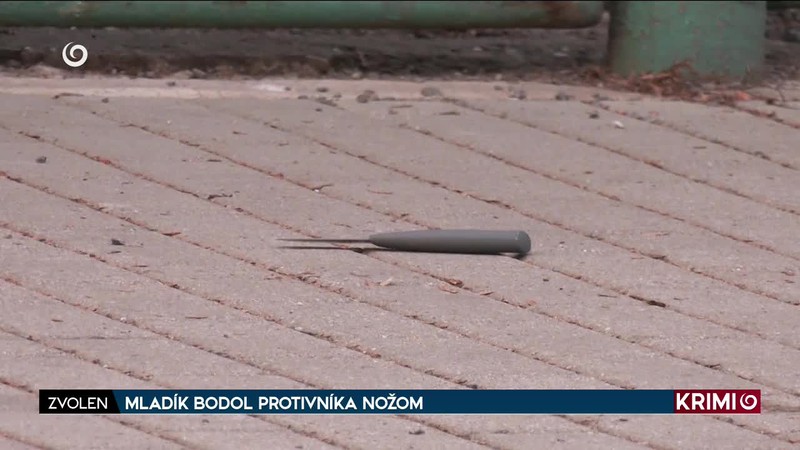 MLADÍK BODOL PROTIVNÍKA NOŽOM